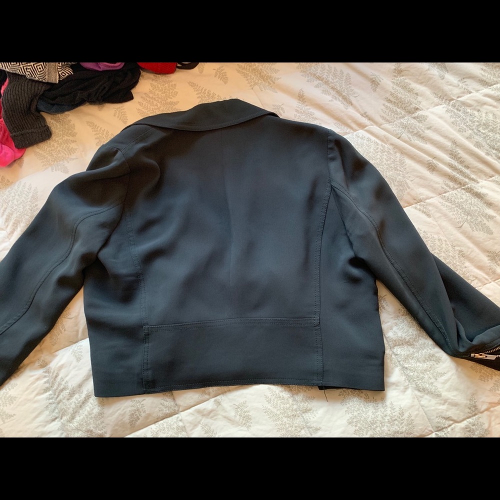Club Monaco Crepe Moto Jacket - Picture 4 of 4